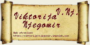 Viktorija Njegomir vizit kartica